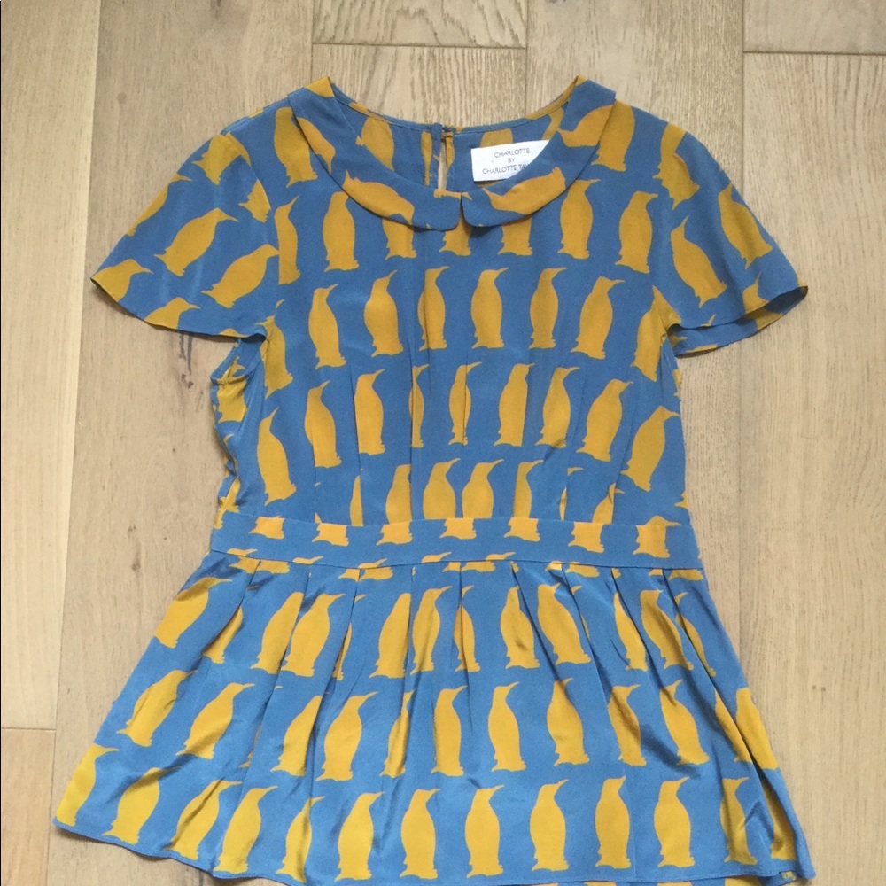 Anthropologie Silk Blouse / Charlotte Taylor